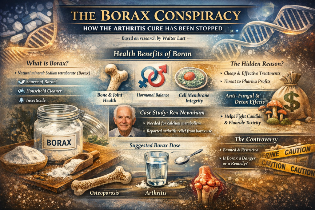 Los beneficios ocultos del bórax (tetraborato sódico decahidratado)