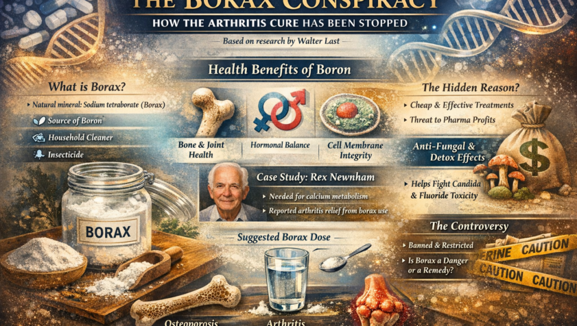 Los beneficios ocultos del bórax (tetraborato sódico decahidratado)